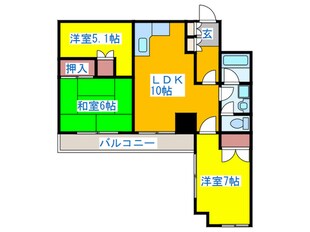 トダフレンズ４８の物件間取画像